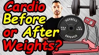 Cardio Before or After Weights to Burn Fat Fast  Cardio before or after lifting  Weight Training [upl. by Fridell90]