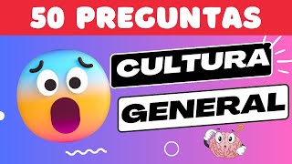 TRIVIA 50 Preguntas de Cultura General ✅✅ ¿el mejor reto  Sin Opciones [upl. by Cleres]