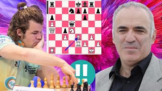 Magnus Carlsen vs Garry Kasparov chess game 134 [upl. by Sonitnatsnok826]