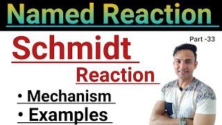 Schmidt Reaction Schmidt Reaction mechanism Schmidt Reaction examples [upl. by Nemad]