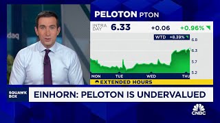 Shares of Peloton surge 11 after David Einhorn says stock is significantly undervalued [upl. by Nozicka67]