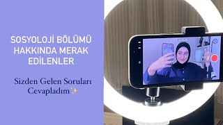 Sosyoloji Bölümü Hakkında Merak Edilenler  İş imkanları işsizlik üniversitede başarılı olmak [upl. by Etteyafal]