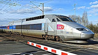 COMPILATION de TGV et AUTRES TRAINS autour du MANS  PREMIÈRE PARTIE [upl. by Marne443]