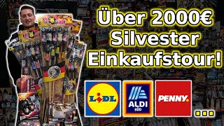 GRÖẞTE FEUERWERK EINKAUFSTOUR 202324  Gewinnspiel🍀 2000€ Silvesterfeuerwerk [upl. by Rima]