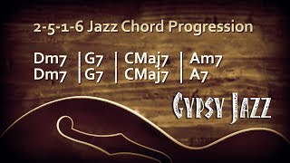 Gypsy Jazz Backing Track in C Major [upl. by Damahom386]