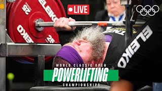 🔴 LIVE Powerlifting World Classic Open Championships  Mens 83kg Group B [upl. by Eiggem]