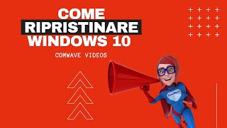 Ripristinare Windows 10 [upl. by Nauwtna]