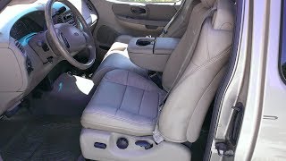 Ford 2001 F150 Lariat Driver Seat Cover Replacement [upl. by Nashoma]