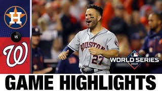 Jose Altuve Astros take World Series Game 3 in DC 41  AstrosNationals MLB Highlights [upl. by Areehs]