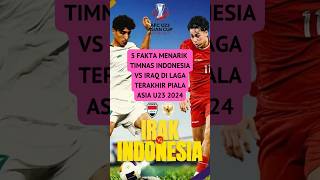 Indonesia vs iraq AFC U23 ASIAN CUP QATAR 2024 fypシ fyp timnasindonesia qatar2024 [upl. by Doner]