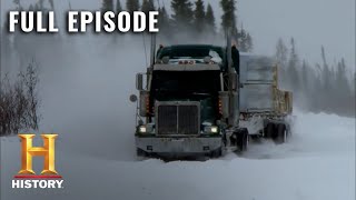 Ice Road Truckers Horrendous Snow Storm Strands Drivers  Full Episode S8 E4  History [upl. by Colwell]