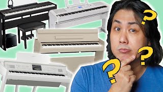 Best Yamaha Digital Pianos for Homes  Arius Clavinova DGX or PSeries [upl. by Tratner108]