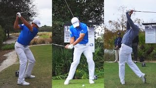 JASON DAY PRACTICE ROUND FOOTAGE  GOLF SWING FROM WIN AT 2014 TEMPLETON SYNCED amp SLOW MOTION 1080p [upl. by Lasky]