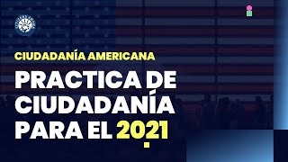 Práctica de ciudadanía americana en 2021 [upl. by Omocaig]