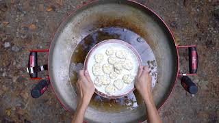 Crunchy Fried Pickles Recipe  FIREDISC Cookers [upl. by Jarlath]