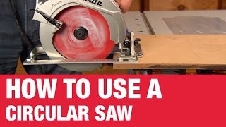 How To Use A Circular Saw  Ace Hardware [upl. by Anasxor]