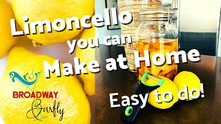 Easy Recipe Make Limoncello at Home 🍋 The Perfect Italian Summer Liqueur [upl. by Atnauqal387]