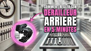 Régler son dérailleur arrière SRAM FORCE Etap en 5 minutes [upl. by Gerome180]