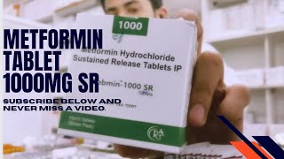 Metformin 1000mg SR Tablet  Anti diabetic medicine  control sugar  Glycomet  Aiims pharmsquare [upl. by Bobbi669]