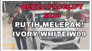 PERODUA BEZZA PUTIH FACELIFT  WARNA IVORY WHITE  Sekilas Pandang 2020 [upl. by Xeno]