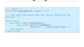 AspectJ Pointcut Syntax in Spring [upl. by Eireva]