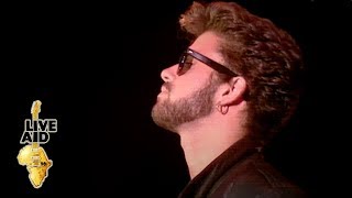 Elton John  George Michael  Don’t Let The Sun Go Down On Me Live Aid 1985 [upl. by Rebmyt]