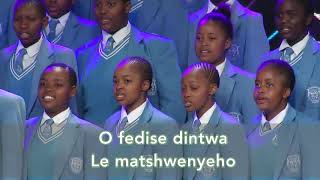 Zama High School sings the South African National Anthem [upl. by Kieran]