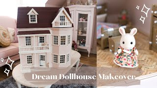 Thrift flip Dream Dollhouse Makeover Second Hand Furniture Flip [upl. by Schiffman]