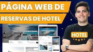 Cómo hacer una página web de reservas de hotel con WordPress Comoel Hotel Hilton [upl. by Letch]