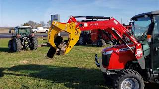 Compact Tractor Grapple  Westendorf Brush Crusher  Grapple WITHOUT 3rd Function Hydraulics [upl. by Anivle]