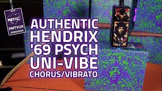 Dunlop Authentic Hendrix 69 Psych UniVibe ChorusVibrato Pedal [upl. by Stephine]