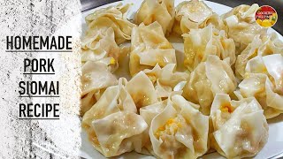 HOMEMADE SIOMAI RECIPE delicious food siomai yummy [upl. by Brightman]