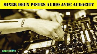 Comment mixer deux pistes audio avec Audacity [upl. by Ixela]