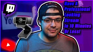 How To Setup A Webcam For Live Streaming [upl. by Arracahs]