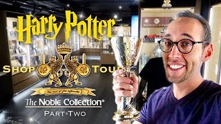 HARRY POTTER  THE NOBLE COLLECTION SHOP TOUR IN LONDON PART TWO [upl. by Atirak]