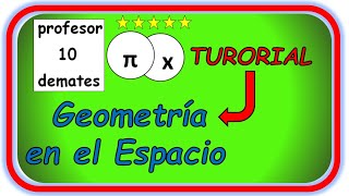 Geometría en el espacio ejercicios resueltos [upl. by Anstice]