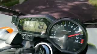 Yamaha FZ1N acceleration 0200 [upl. by Jacquenetta]