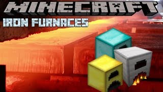 IRON FURNACES  MINECRAFT 1122 MOD SHOWCASE [upl. by Kcirred108]