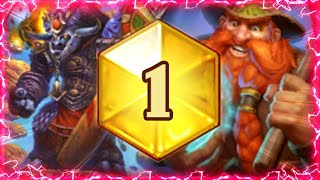 NEW Warrior deck is Dominating the Meta  Legend to Rank 1  Hearthstone [upl. by Arenat]