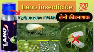 लेनो कीटनाशक ।।Lano insecticide pyriproxyfen 10� uses in hindi [upl. by Angadresma]