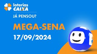 Resultado da MegaSena  Concurso nº 2775  17092024 [upl. by Nylazor]