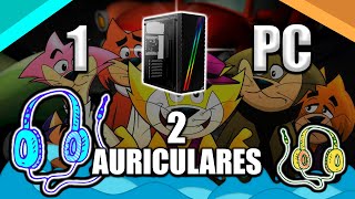 COMO CONECTAR 2 Auriculares a la PC 🎵✌🎶  Guia  Utilidades [upl. by Anitsirt]