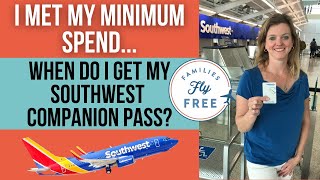 Southwest Companion Pass When will I get it after earning my qualifying points [upl. by Hselin]