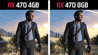 RX 470 4GB vs RX 470 8GB  Test in 6 Games [upl. by Yortal]