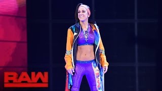 Bayley makes her official Raw debut Raw Aug 22 2016 [upl. by Vernen]