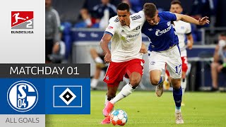 Comeback win in opening night  Schalke 04  Hamburger SV 13  All Goals  MD 1 – Bundesliga 2 [upl. by Fanya]