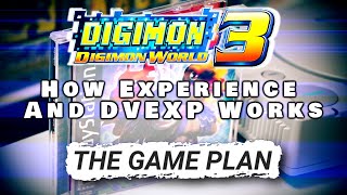 Digimon World 3  Experience and DVEXP Explained  THE GAME PLAN [upl. by Zigrang]