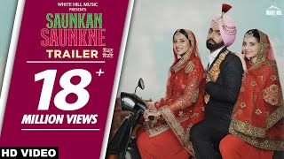 Saunkan SaunkneTrailer Ammy VirkSargun Mehta Nimrat Khaira  Amarjit Singh Saron  Rel on 13 May [upl. by Merissa]