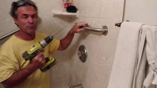 Shower Grab Bars Easy to Install [upl. by Ynneb78]