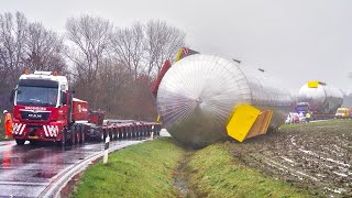 Heavy Haulage of Giant Tank Gone Wrong [upl. by Jenkel885]